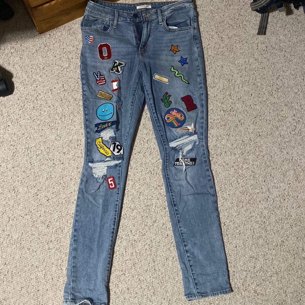 Levi Patch Jeans